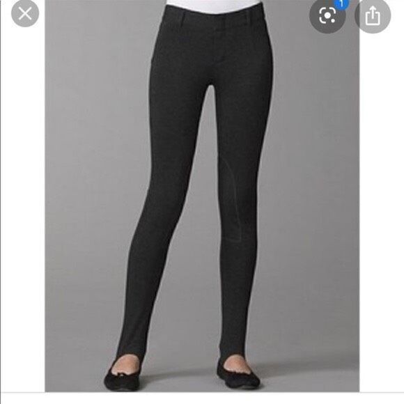 VINCE WOMEN BLACK STIRRUP EQUESTRIAN LEGGINGS PANTS - Picture 1 of 7
